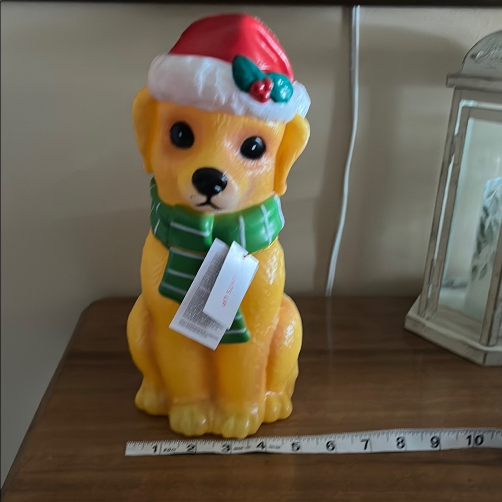 Christmas puppy blow mold